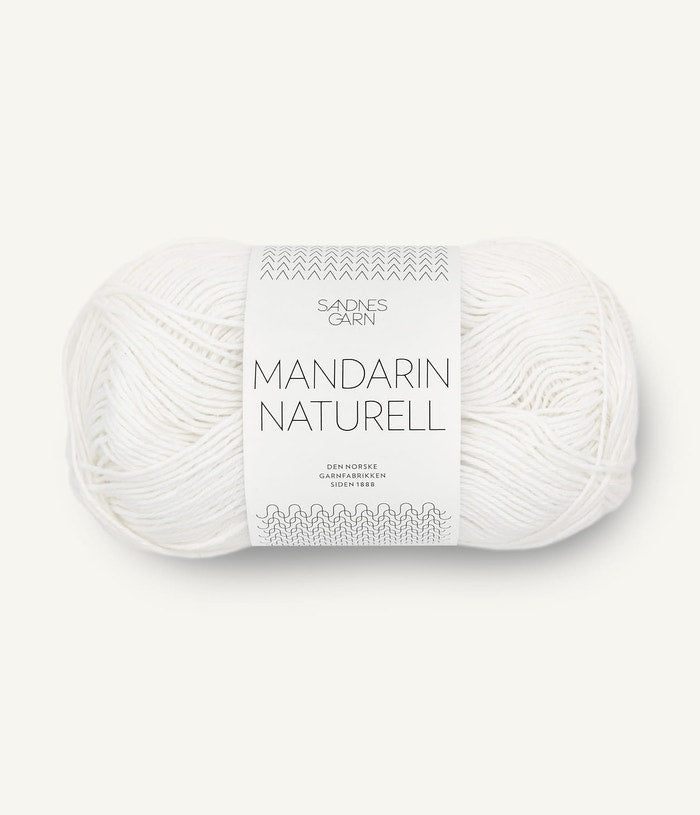 Mandarin Naturell yarn ball