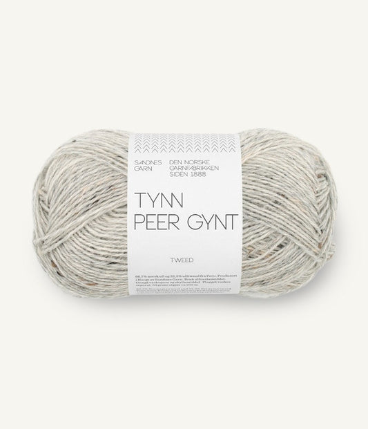 Tynn Peer Gynt Tweed yarn ball