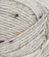 Sandnes Peer Gynt 1035 Lys gråmelert m/løvfall tweed, close-up fir