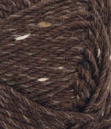 Sandnes Peer Gynt 3085 Mørk brun m/natur tweed, close-up fir