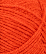 Sandnes Peer Gynt 3819 Spicy orange, close-up fir