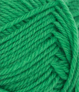 Sandnes Peer Gynt 8236 Jelly bean green, close-up fir