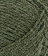 Sandnes Peer Gynt 9572 Mørk grønnmelert, close-up fir