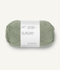 Fire de lână merinos Sunday culoare Dusty Light Green 8521 — Sandnes Garn | Nara Knits