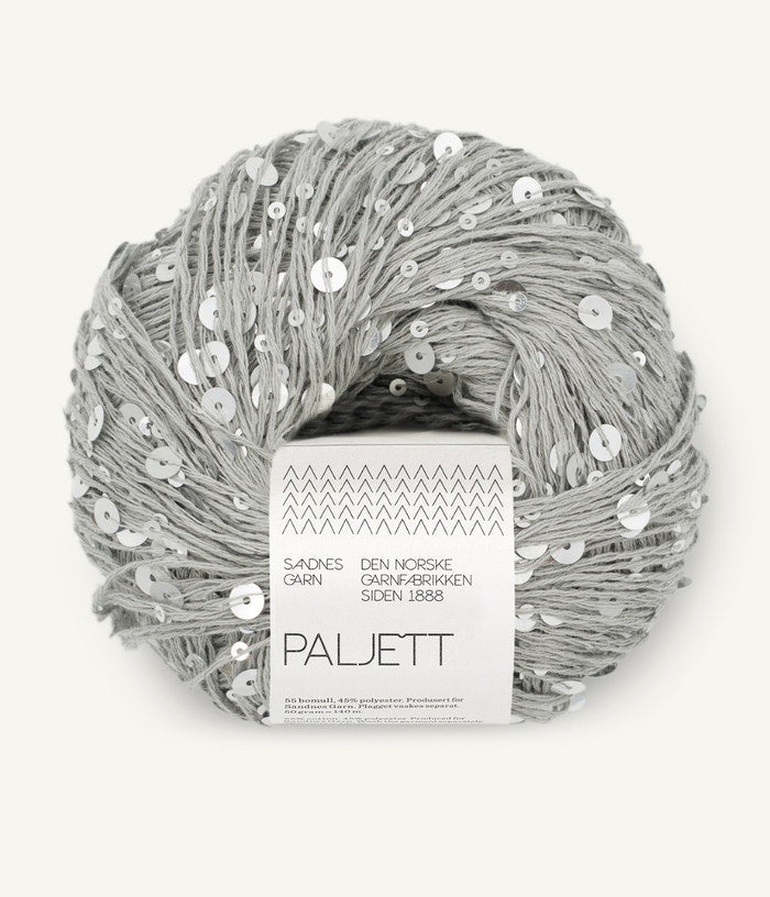 Paljett yarn ball