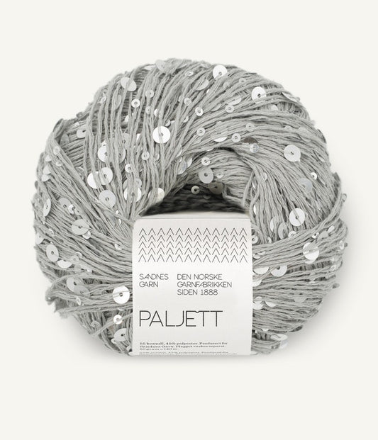 Paljett yarn ball