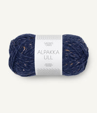 Alpakka Ull - lână alpaca - 5585 Marineblå Tweed