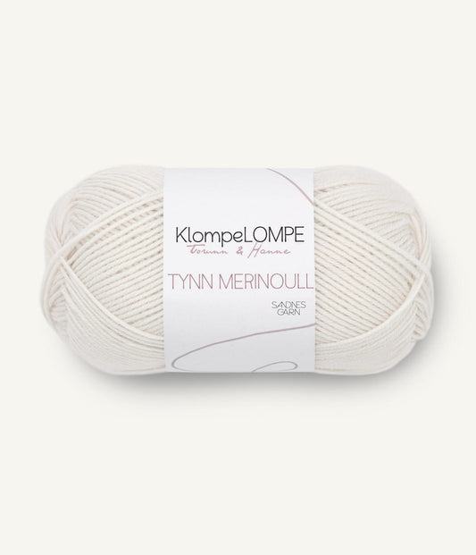 Klompe Tynn Merinoull yarn ball