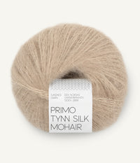 Primo Tynn Silk Mohair - 75% super kid mohair, 25% mătase - 3021 Lys beige