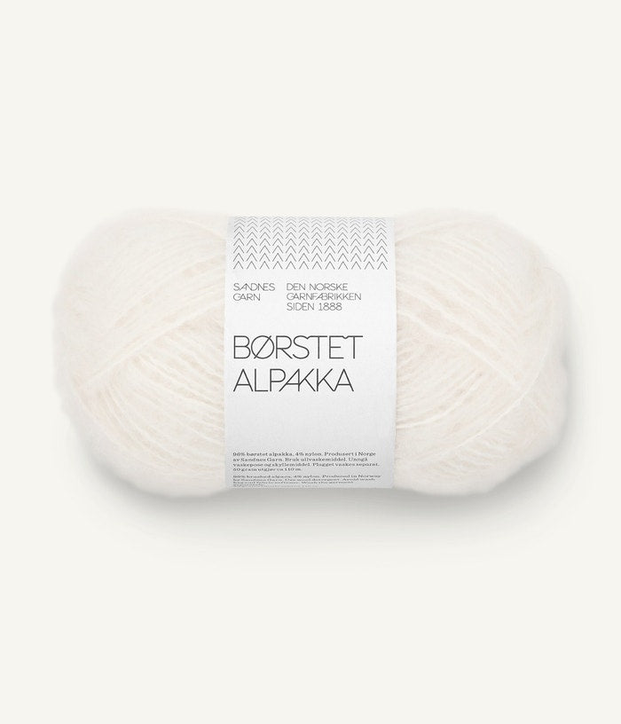 Børstet Alpakka yarn ball