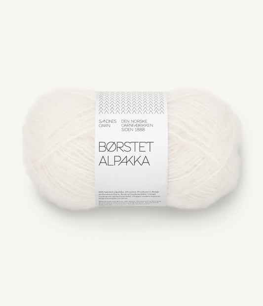 Børstet Alpakka yarn ball