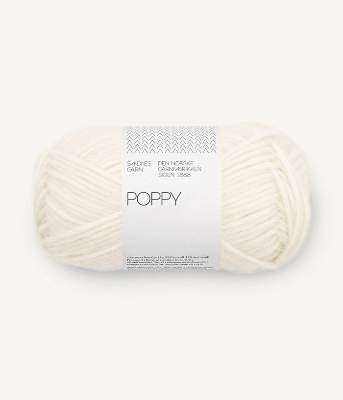 Poppy yarn ball