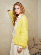 Sandnes 2402 Nr. 1 - Facile Cardigan, model tricotat Sandnes Garn