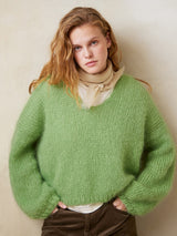 Sandnes 2402 Nr. 3 - Facile Sweater Chunky, model tricotat Sandnes Garn