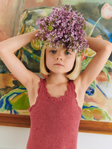 Sandnes 2603 Nr. 1 - Roselyn Dress Junior — detaliu model tricotat Sandnes Garn