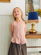 Tipar de tricotat Sandnes 2603 Nr. 3 - Adeline Top Junior — model Sandnes Garn | Nara Knits
