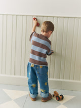 Sandnes 2603 Nr. 6 - Rowan Tee Junior — detaliu model tricotat Sandnes Garn