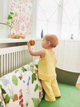 Sandnes 2603 Nr. 7 - Rosette Top, Pants & Bloomer Baby — detaliu model tricotat Sandnes Garn