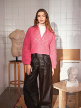 Sandnes 2403 Nr. 9 - Fleur Cardigan, model tricotat Sandnes Garn