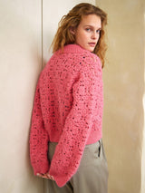 Sandnes 2403 Nr. 9 - Fleur Cardigan, model tricotat Sandnes Garn