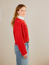 Sandnes 2409 Nr. 8 - Cornelia Cardigan, model tricotat Sandnes Garn