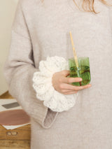 Sandnes 2502 Nr. 11 - Fleur Scrunchie, model tricotat Sandnes Garn