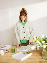 Sandnes 2502 Nr. 1 - Harper Cardigan, model tricotat Sandnes Garn