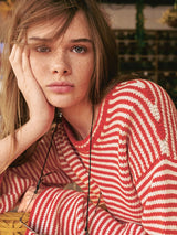 Sandnes 2504 Nr. 2 - Cleo Sweater & Skirt — detaliu model tricotat Sandnes Garn