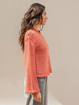Sandnes 2504 Nr. 2 - Cleo Sweater & Skirt — detaliu model tricotat Sandnes Garn