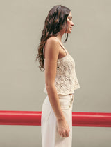 Sandnes 2504 Nr. 3 - Summer Skirt & Top — detaliu model tricotat Sandnes Garn
