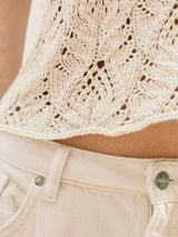 Sandnes 2504 Nr. 3 - Summer Skirt & Top — detaliu model tricotat Sandnes Garn