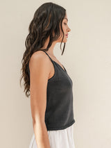 Sandnes 2504 Nr. 4 - Clementine Top — detaliu model tricotat Sandnes Garn
