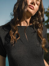 Sandnes 2504 Nr. 7 - Milly Dress — detaliu model tricotat Sandnes Garn