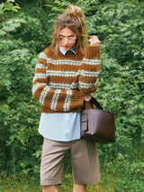 Sandnes 2507 Nr. 8 - Ridge Sweater, model tricotat Sandnes Garn
