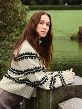 Sandnes 2513 Nr. 1 - Ridge Sweater, model tricotat Sandnes Garn
