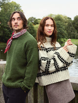 Sandnes 2513 Nr. 1 - Ridge Sweater, model tricotat Sandnes Garn