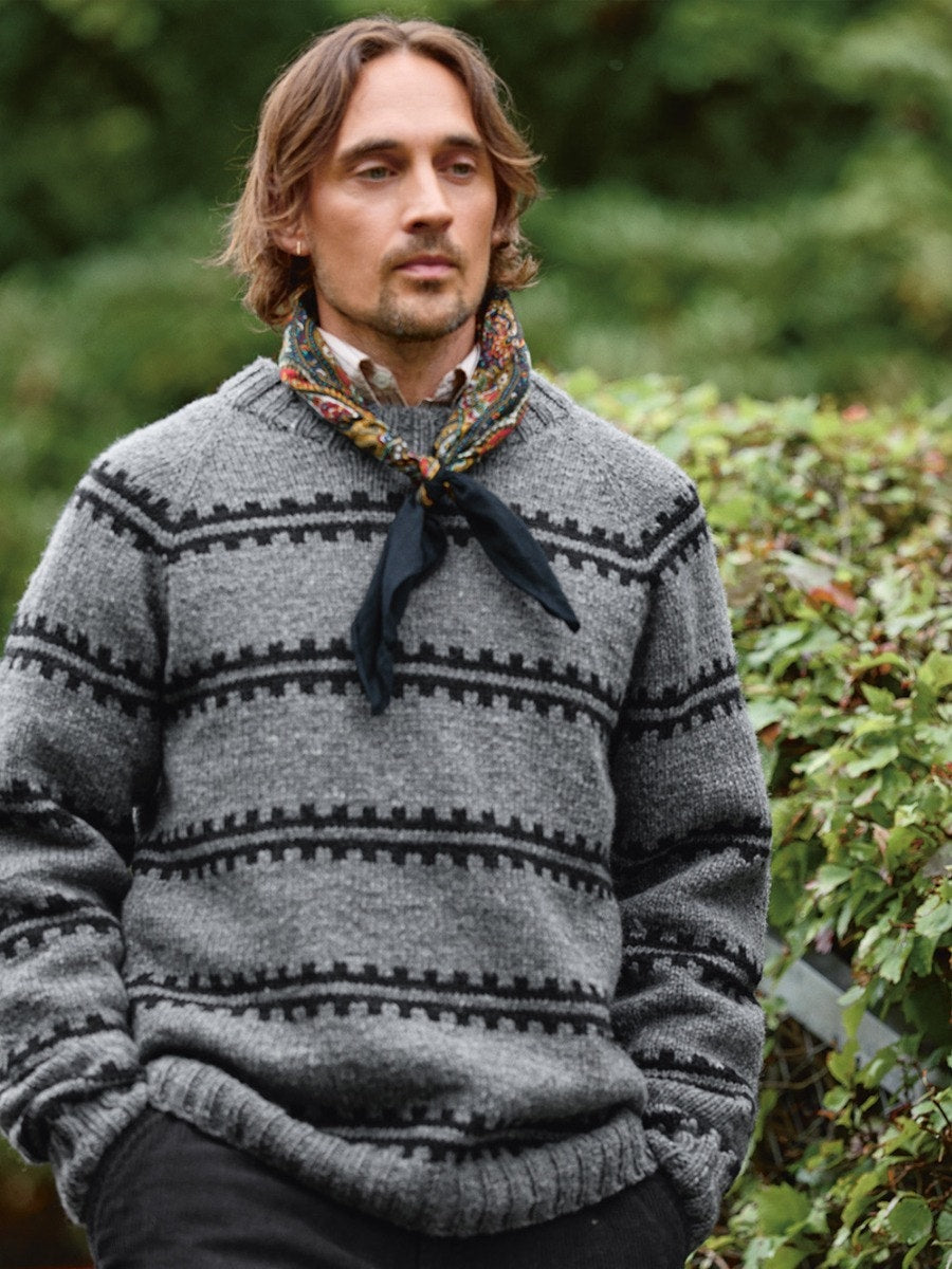 Sandnes 2513 Nr. 2 - Ridge Sweater Man, model tricotat Sandnes Garn