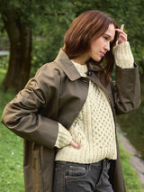 Sandnes 2513 Nr. 4 - Wilbur Cable Sweater, model tricotat Sandnes Garn