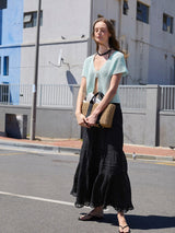 Sandnes 2604 Nr. 3 - Ava Blouse — detaliu model tricotat Sandnes Garn
