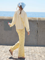 Sandnes 2604 Nr. 4 - Summer Pants — detaliu model tricotat Sandnes Garn