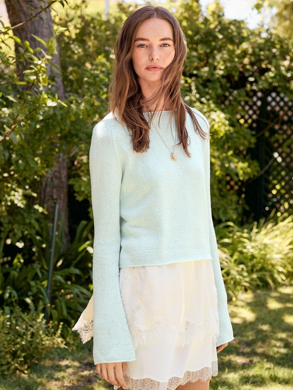 Sandnes 2604 Nr. 5 - Lyra Sweater (model individual)