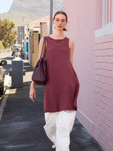 Sandnes 2604 Nr. 9 - Roselyn Short Dress — detaliu model tricotat Sandnes Garn