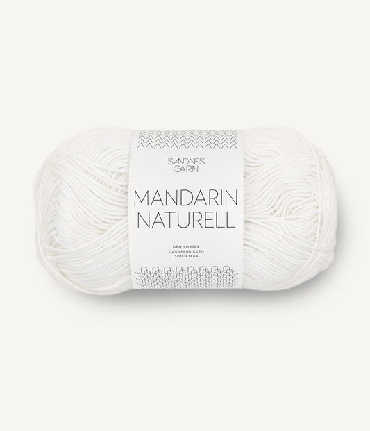 Mandarin Naturell yarn ball