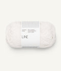 Line - bumbac organic, vâscoză și in culoare Hvit — fir natural Sandnes Garn | Nara Knits