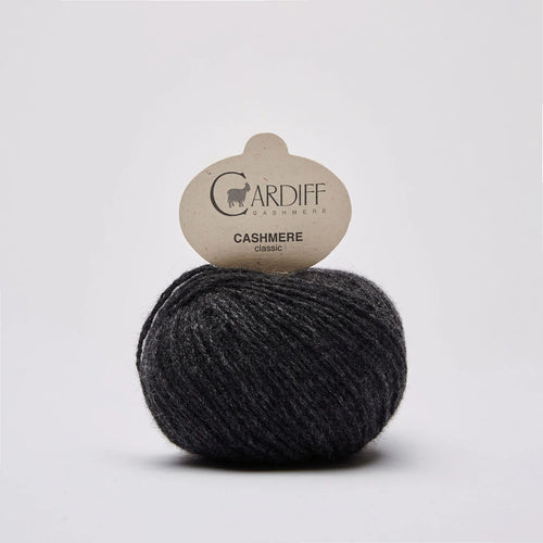 Прежди от чист кашмир Cardiff Classic цвят Antracite — Cardiff Cashmere | Nara Knits
