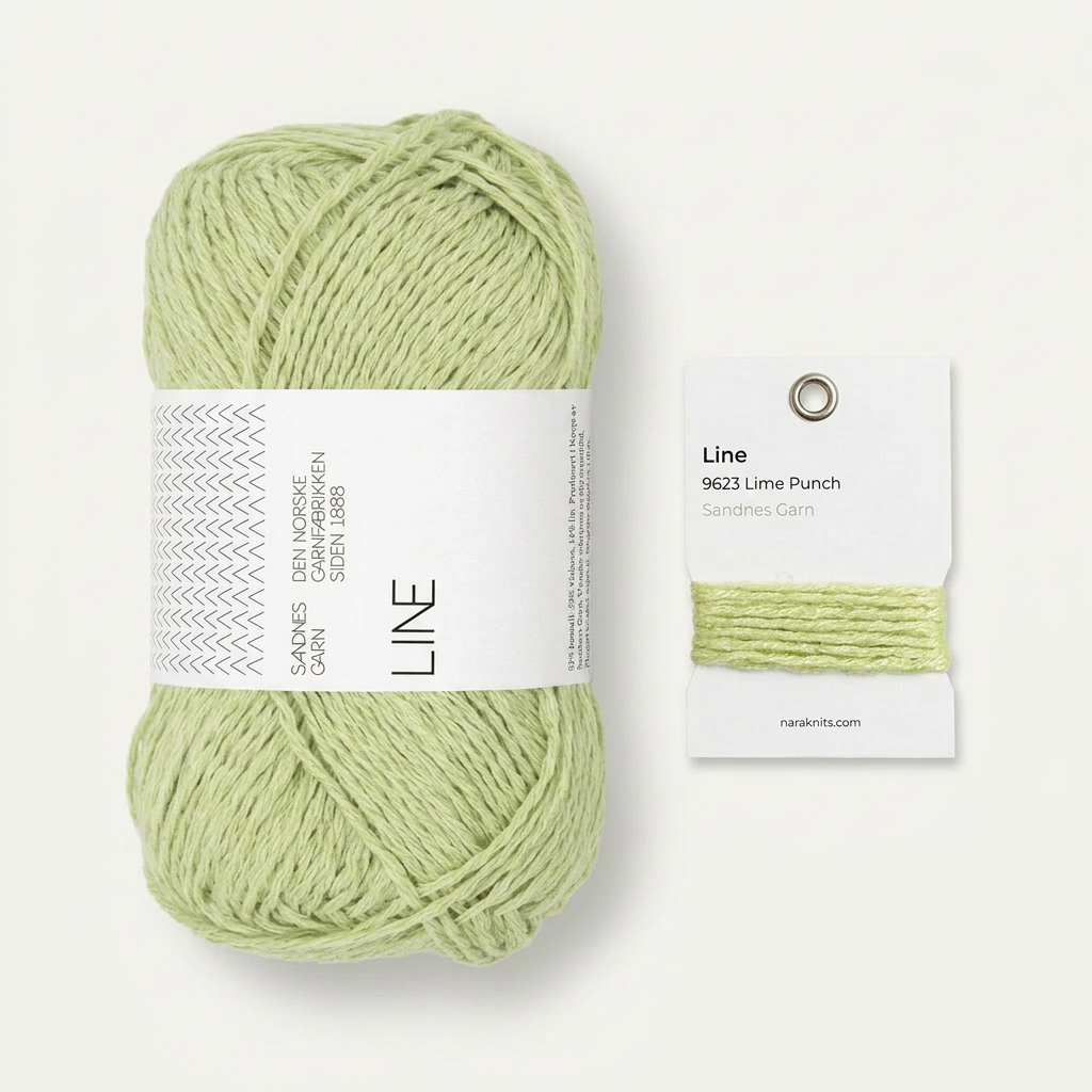 Mostră Line — mostră fir natural | Nara Knits