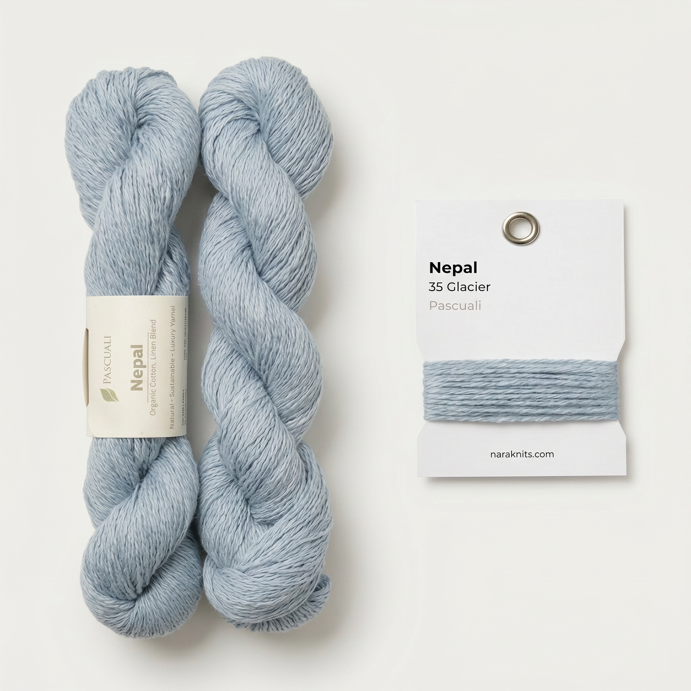 Mostră Nepal — mostră fir natural | Nara Knits