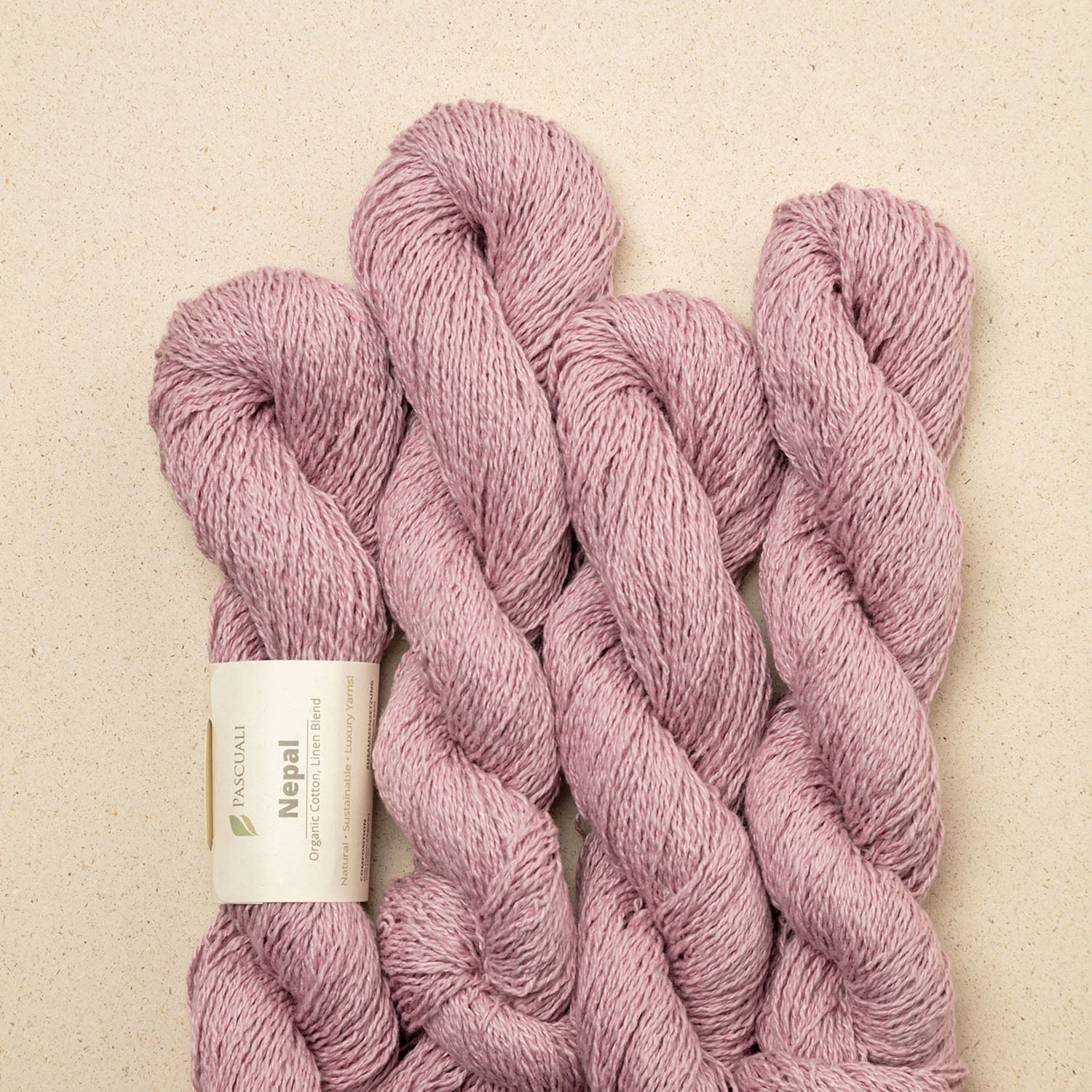 Pascuali NEPAL - 60% bumbac organic & 40% in Rose Quartz — detaliu fir Pascuali