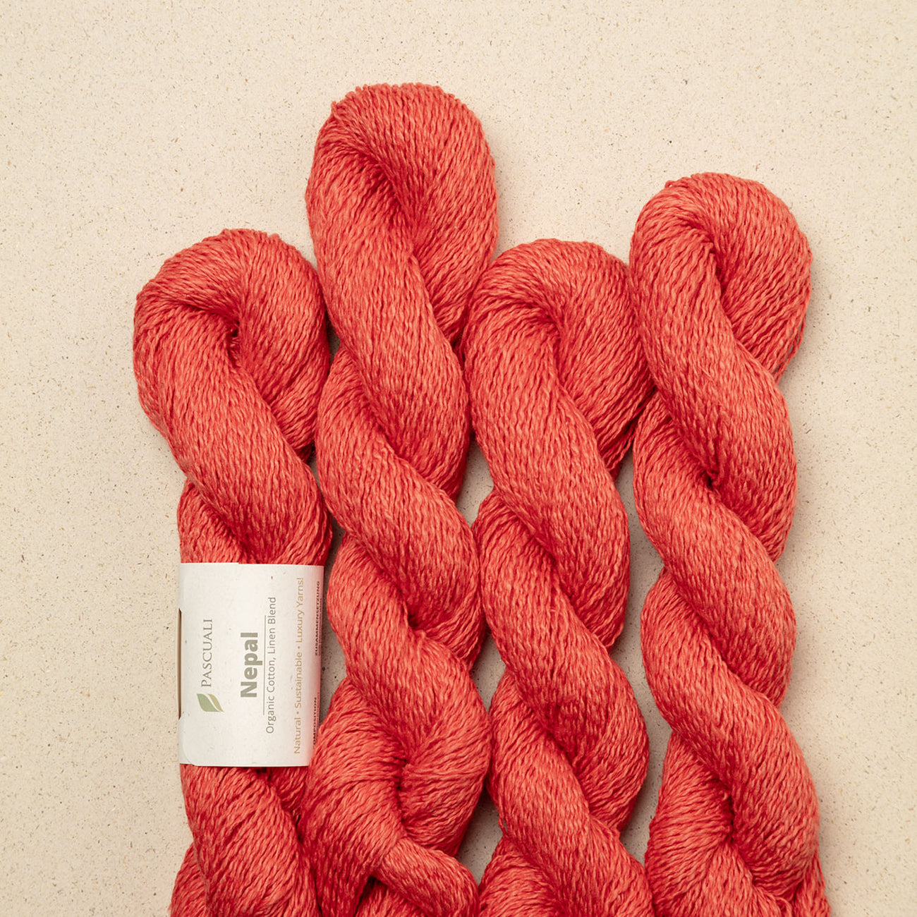 Pascuali NEPAL - 60% bumbac organic & 40% in Rosehip — detaliu fir Pascuali