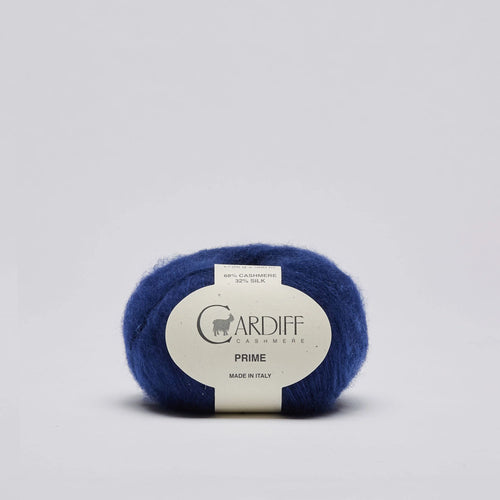 Cardiff Prime прежда 68% кашмир, 32% коприна, цвят 108 Indaco Cardiff Cashmere